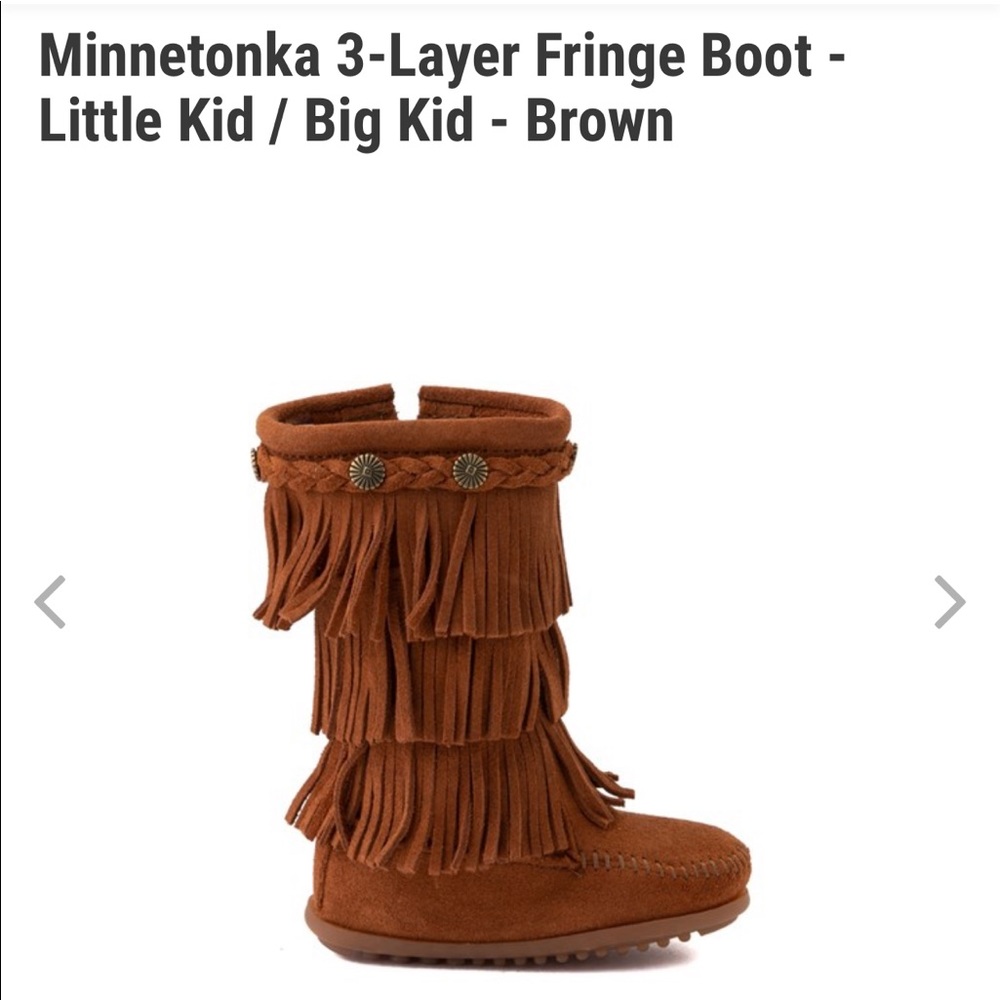 Minnetonka girls Fringe Boot ❣️